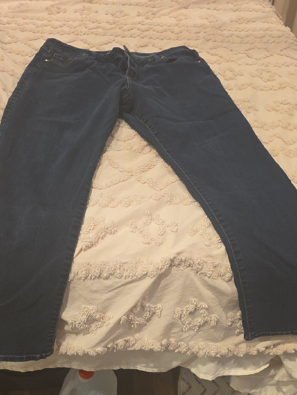 INC International Concepts Dark Blue Straight Leg Jeans